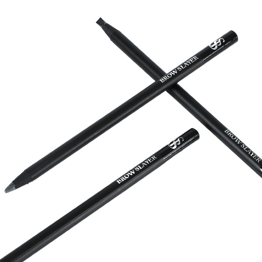 BROW SLAYER - LUXUARY SILK EYEBROW PENCIL - 4 PCS BLACK