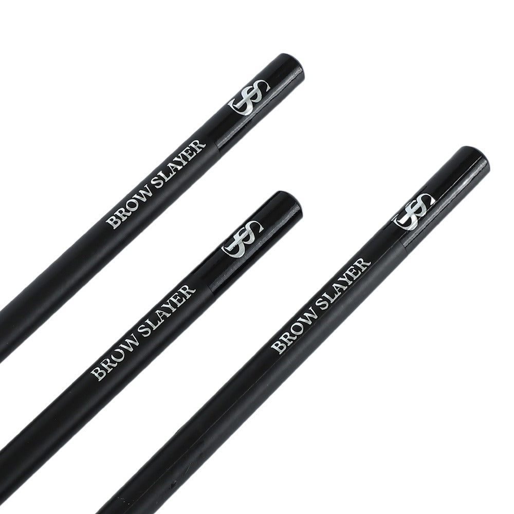 BROW SLAYER - LUXUARY SILK EYEBROW PENCIL - 4 PCS BLACK